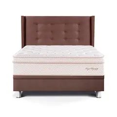 PARAISO - Dorrmitorio Boxet Gold Royal Dynasty 1.5 Plz + Almohada Viscoelástica