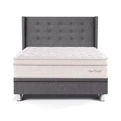 PARAISO - Dorrmitorio Boxet Gold Royal Dynasty 2 Plz + 2 Almohadas Viscoelásticas