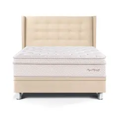PARAISO - Dorrmitorio Boxet Gold Royal Dynasty 2 Plz + 2 Almohadas Viscoelásticas