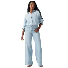 LEVIS - Jean 318 Wide Leg Tiro Medio Mujer