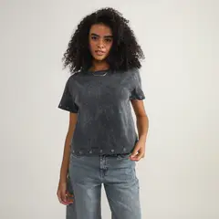 DENIMLAB - Polo Manga Corta Mujer