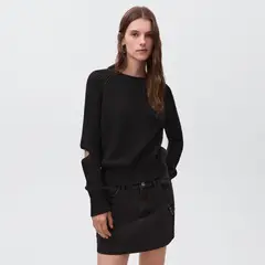 MANGO TEEN - Chompa Manga Larga Mujer