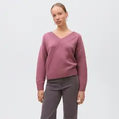 MANGO TEEN - Chompa Manga Larga Mujer