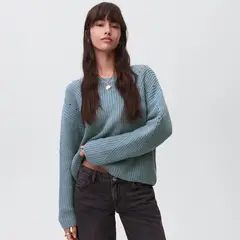 MANGO TEEN - Chompa Manga Larga Mujer