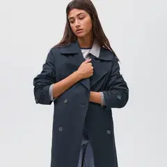 MANGO TEEN - Trench Largo Mujer