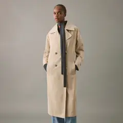 MANGO TEEN - Trench Largo Mujer