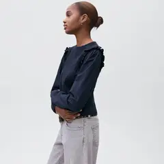 MANGO TEEN - Polo Manga Larga Mujer