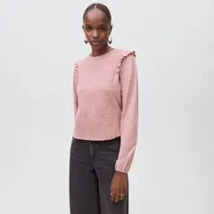 MANGO TEEN - Polo Manga Larga Mujer