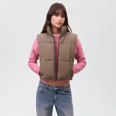 MANGO TEEN - Chaleco Puffer Mujer