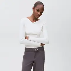 MANGO TEEN - Polo Manga Larga Mujer