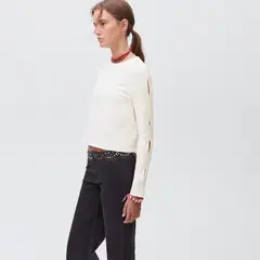 MANGO TEEN - Polo Manga Larga Mujer