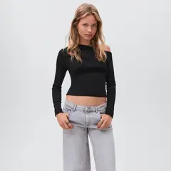 MANGO TEEN - Polo Manga Larga Mujer