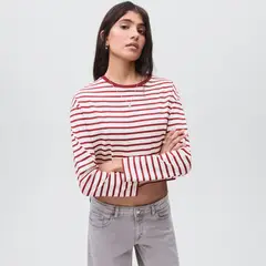 MANGO TEEN - Polo Manga Larga Mujer