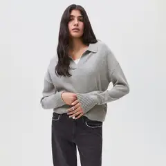 MANGO TEEN - Sweater Manga Larga Mujer