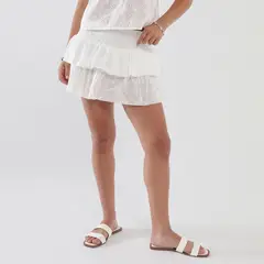 AMERICAN ABBEY - Short Tiro Medio Mujer