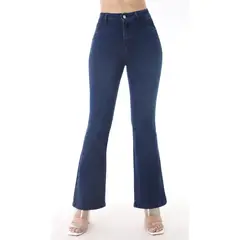 KANSAS - Jean Flare Tiro Alto Mujer