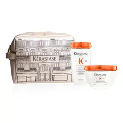KERASTASE - Pack Nutritive: Shampoo 250ml + Mascarilla 200ml Para Cabello Seco