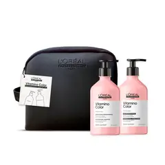 LOREAL PROFESSIONNEL - Pack Vitamino Color: Shampoo 500ml + Acondicionador 500ml Para Cabello Con Color