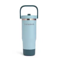 TENAYA - Botella Acero 960 Asa Teal
