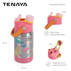 TENAYA - Termo Tomatodo Acero Print 360 ml