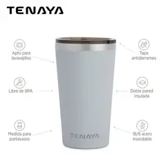 TENAYA - Vaso Térmico Draft 470 Ml
