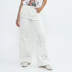 SYBILLA - Jean Straight Tiro Medio Mujer