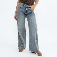 SYBILLA - Jean Wide Leg Tiro Medio Mujer