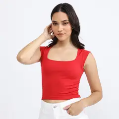 SYBILLA - Top Sin Mangas Mujer