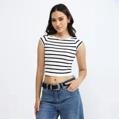 SYBILLA - Top Manga Corta Mujer