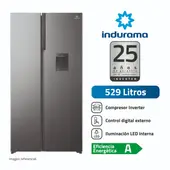 Refrigeradora Indurama 529Lt Side By Side RI795DI
