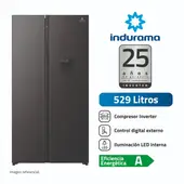 Refrigeradora Indurama 529Lt Side By Side RI795DNI