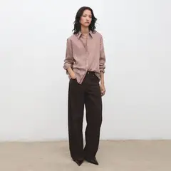 MANGO - Blusa Manga Larga Mujer