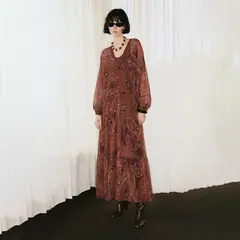 MANGO - Vestido Largo Mujer