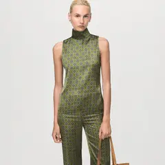 MANGO - Blusa Sin Mangas Mujer