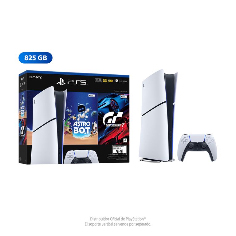 Consola PS5 Edición Digital Bundled con Astro Bot (GOTY 2024) + Gran Turismo 7