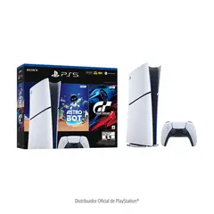 SONY - Consola PS5 Edición Digital Bundled con Astro Bot (GOTY 2024) + Gran Turismo 7