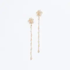 ROXANA PARDO - Arete Flor Lineal Basement X