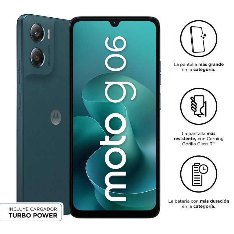 Celular Moto G06 4GB + 128GB