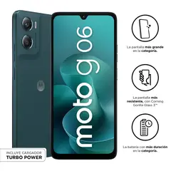 MOTOROLA - Celular Moto G06 4gb + 128gb Azul