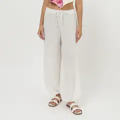 SYBILLA - Pnatalón Baggy Tiro Medio Mujer