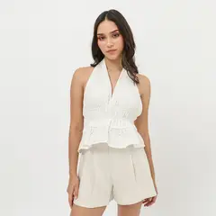 SYBILLA - Blusa Halter Mujer