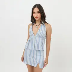 SYBILLA - Blusa Sin Mangas Mujer