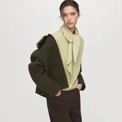 MANGO - Chompa Manga Corta Mujer