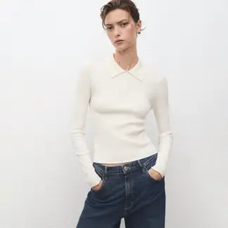 MANGO - Chompa Manga Larga Mujer