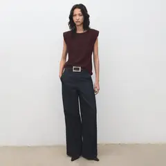 MANGO - Blusa Sin Mangas Mujer