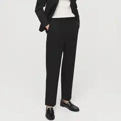 MANGO - Pantalón Straight Tiro Medio Mujer