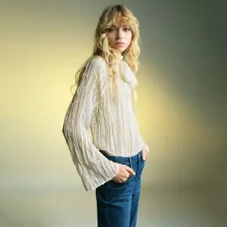 MANGO - Blusa Manga Larga Mujer