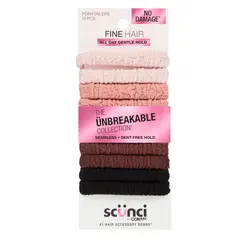 SCUNCI - Ligas Elasticas Marrón Unbreakable 10 Unds.