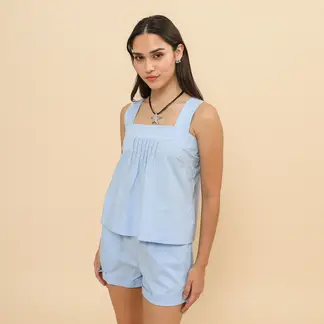 SYBILLA - Blusa Sin Mangas Mujer