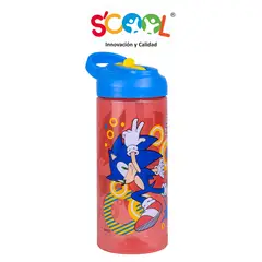 SCOOL - Tomatodo Con Caña 450ml Pp Kombat Sonic